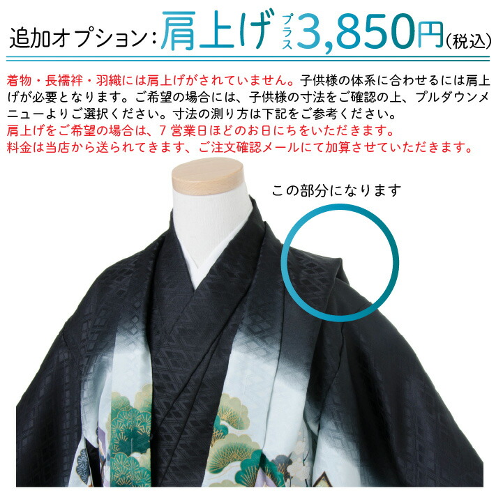 楽天市場】七五三 着物 男の子 五歳 13点フルセット 長門 鷹 富士 緑