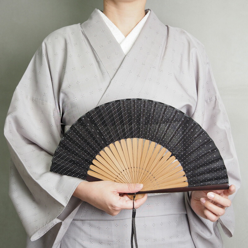 楽天市場】本場夏大島の扇子 山二 扇子袋 扇子ストラップ 着物 浴衣