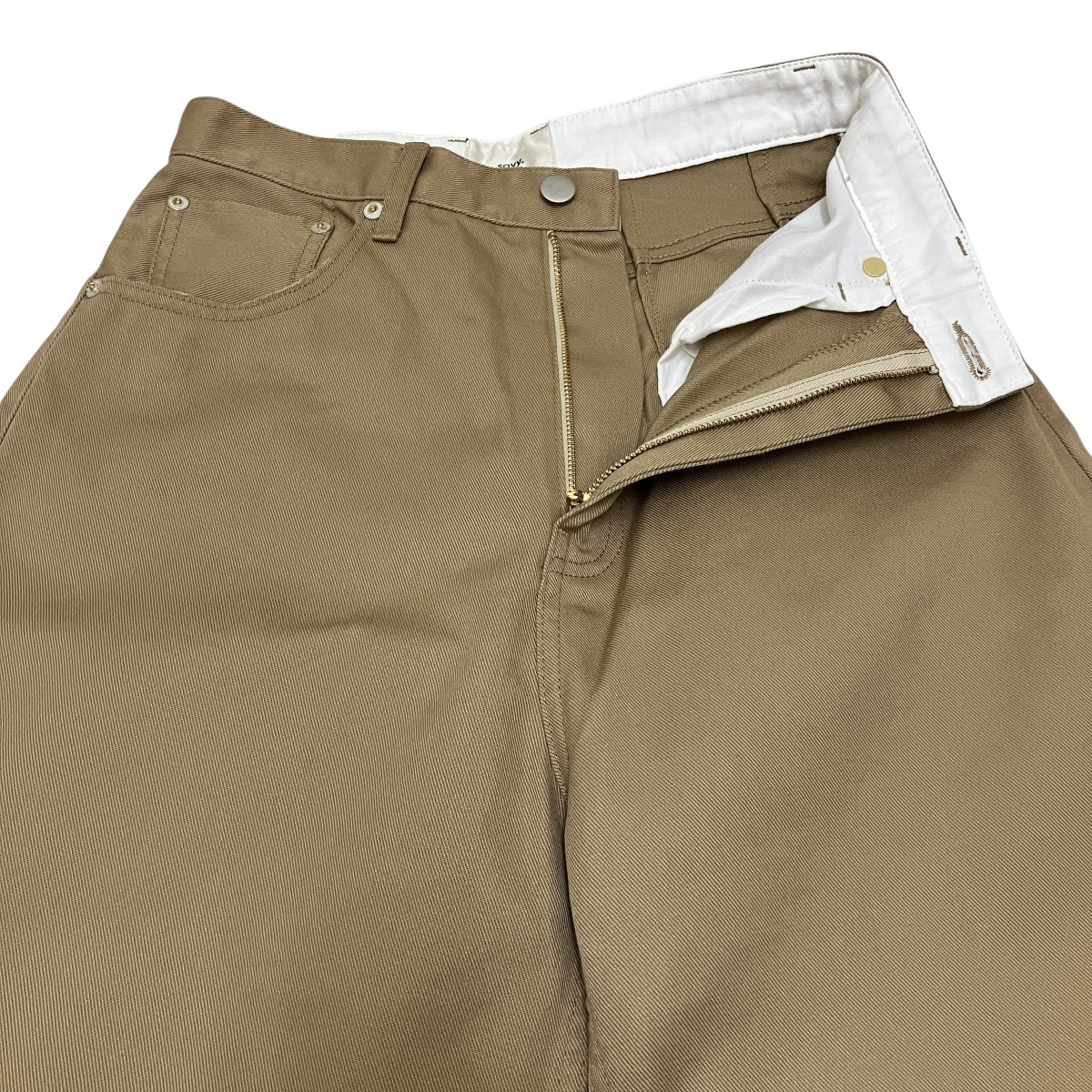 楽天市場】【中古】soyy． WIDE CHINO TROUSER ワイドチノパンツ
