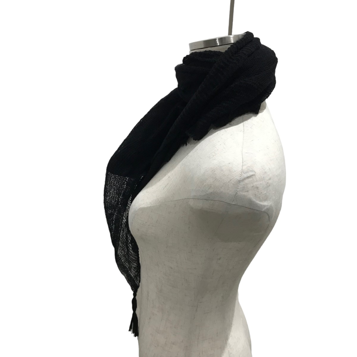 希少 ACRONYM KR-SM1 黒 カシミア100%ショール マフラー 希少レア