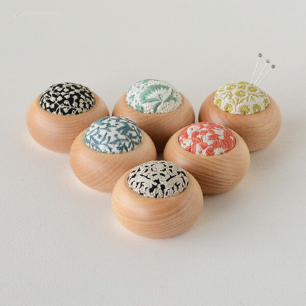 楽天市場】倉敷意匠 点と線 模様製作所 刺繍ピンクッション : 生成りな