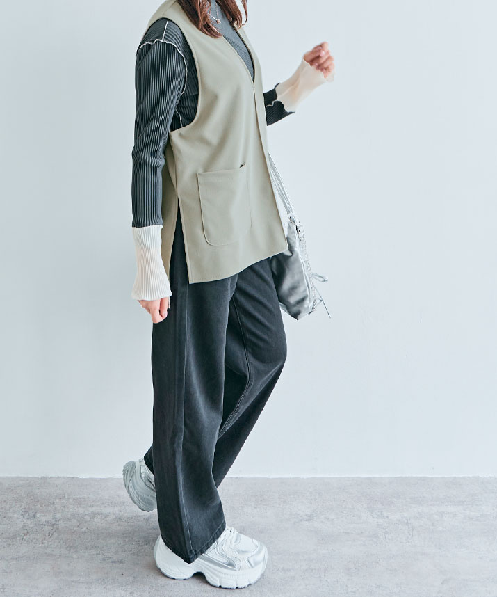 楽天市場】ベスト《全方向ストレッチ深Vネックベスト》全7色 2サイズ