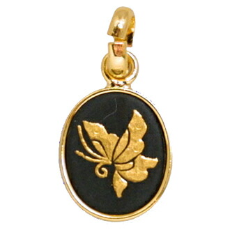 楽天市場】ペンダント 蝶々 P-02 ネックレス 肥後象嵌 伝統工芸品 日本