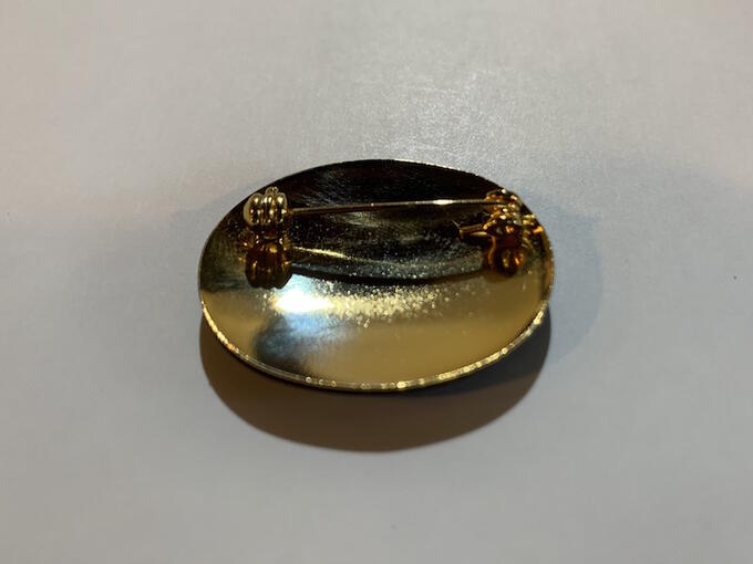 楽天市場】ブローチ 鳳凰 B-06 丸 楕円 肥後象嵌 伝統工芸品 日本製