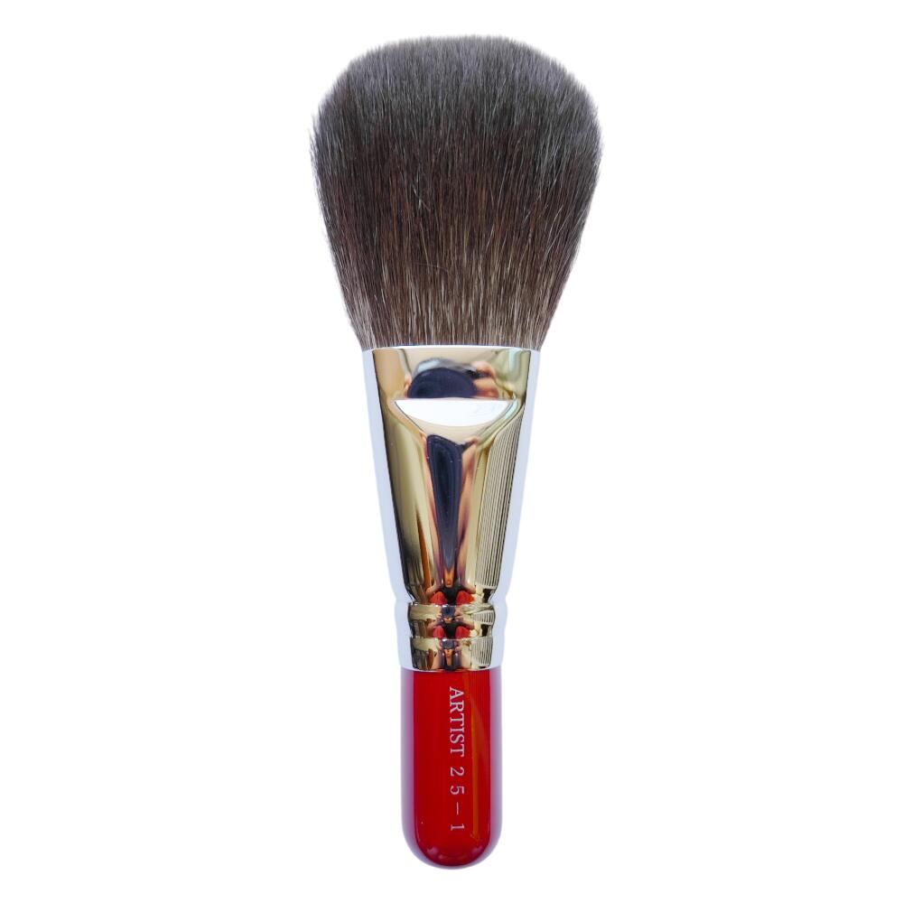 楽天市場】竹宝堂 熊野筆 メイクブラシ ジャンボフェイスブラシ 灰リス