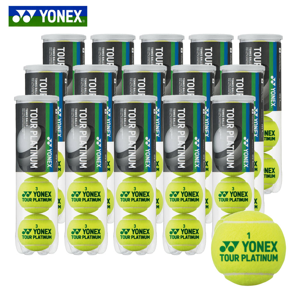 楽天市場】ヨネックス YONEX テニスボール ツアープラチナム(4個入り