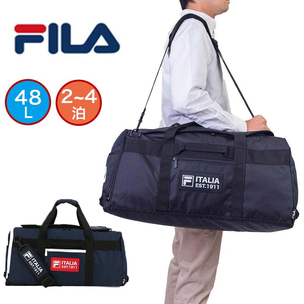 楽天市場】FILA フィラ ボストンバッグ 48L メンズ レディース 大容量