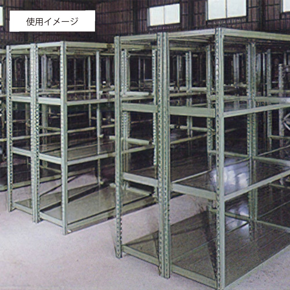 楽天市場】【法人宛限定】5段軽量スチールラック H1800 W1200 D300