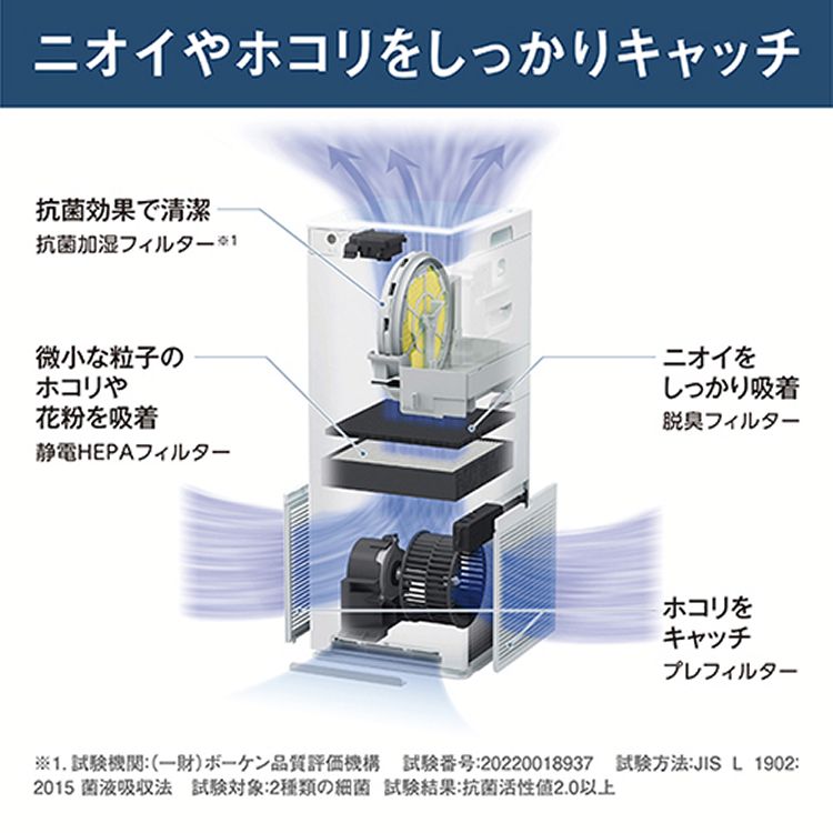 楽天市場】空気清浄機 加湿器 ダイキン 22畳 花粉 MCK505A-W