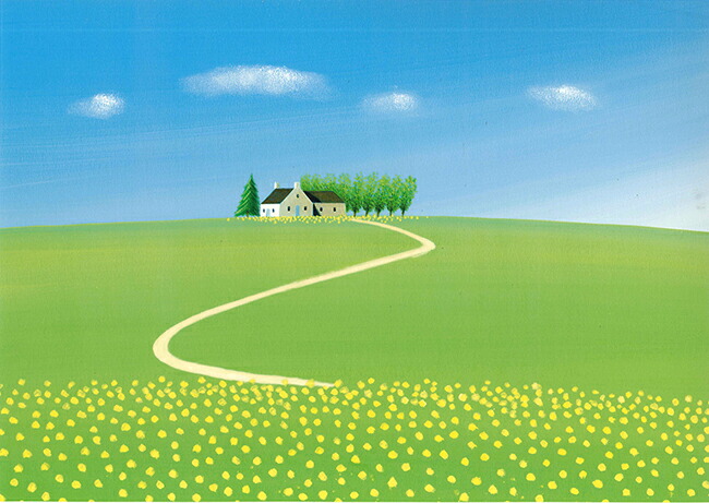 葉祥明さん Highlandscape 楽天市場】絵画 葉祥明 High land scape