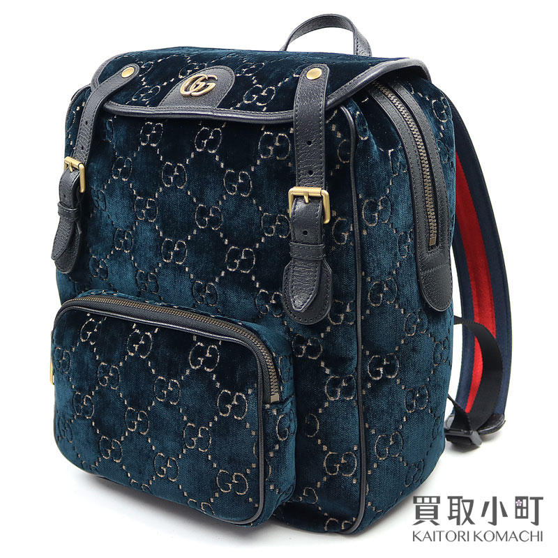 楽天市場】【美品】グッチ 【GUCCI】 GGベルベット スモール バック