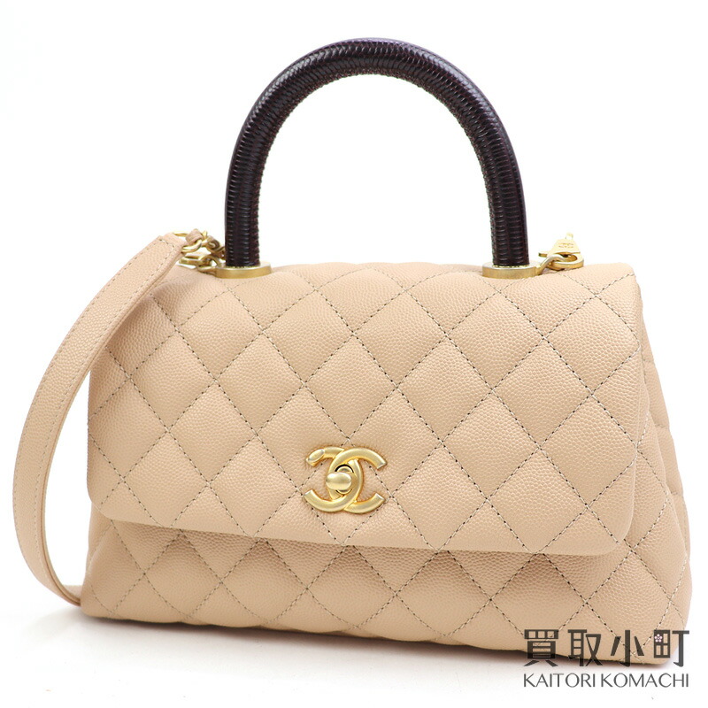 楽天市場】【新品同様】シャネル 【CHANEL】ココハンドル トップ