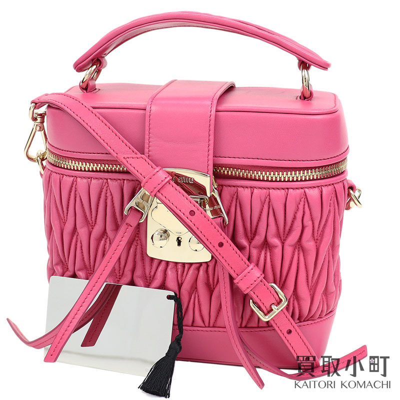 楽天市場】【美品】ミュウミュウ 【MIUMIU】マテラッセ コンフィ