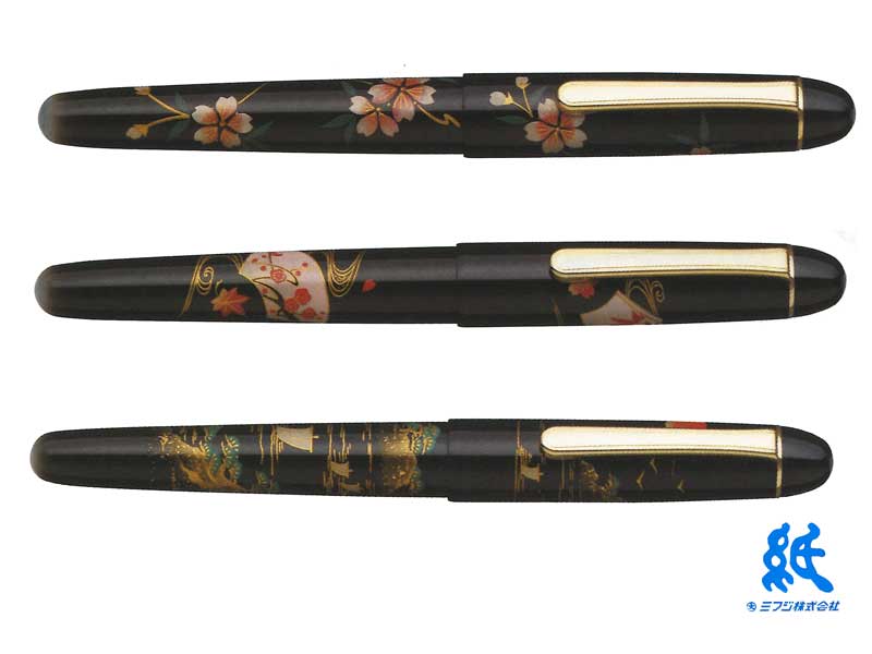 プラチナ萬年筆 #3776 センチュリー 加賀平蒔絵 PNB-30000B [桜