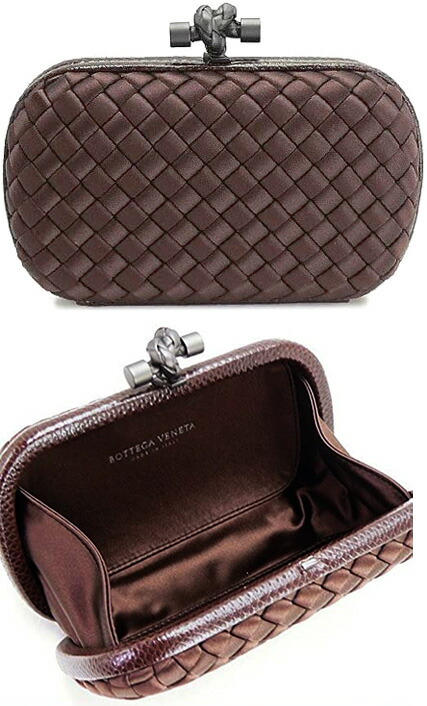 楽天市場】BOTTEGA VENETA ボッテガヴェネタ 化粧ポーチダークブラウン