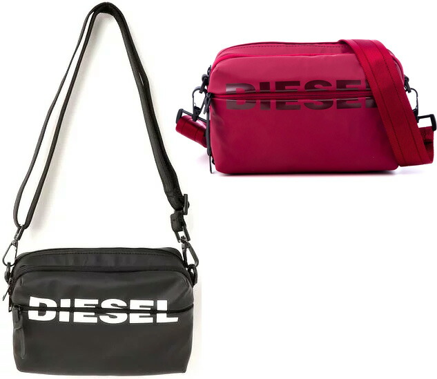 楽天市場】diesel ディーゼル ショルダーバッグ レッドの通販