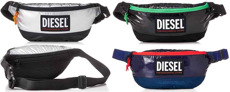 楽天市場】DIESEL ディーゼルクロスボディーバッグ ブラック×グリーン