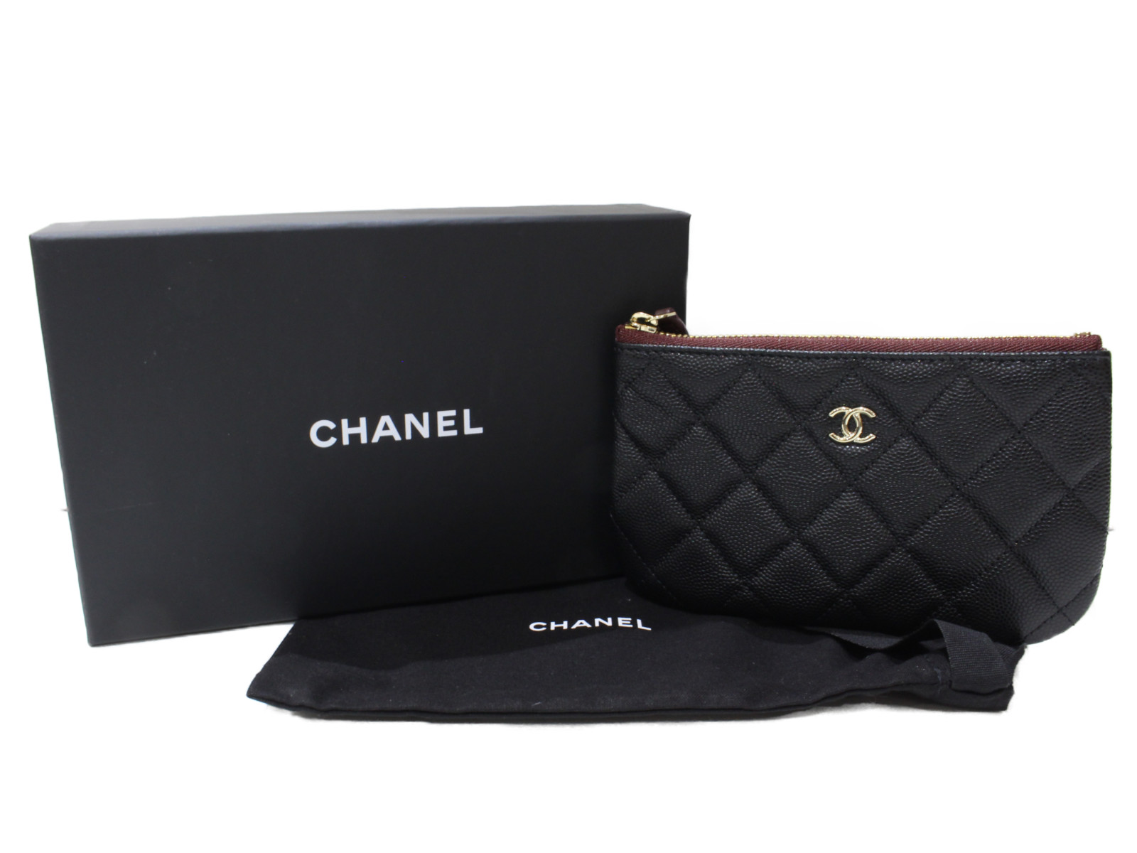 楽天市場】【箱・布袋あり】CHANEL シャネル クラシックミニポーチ