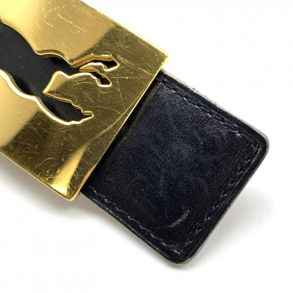 楽天市場】HERMES エルメス ホースカット レザーベルト 黒 ブラック