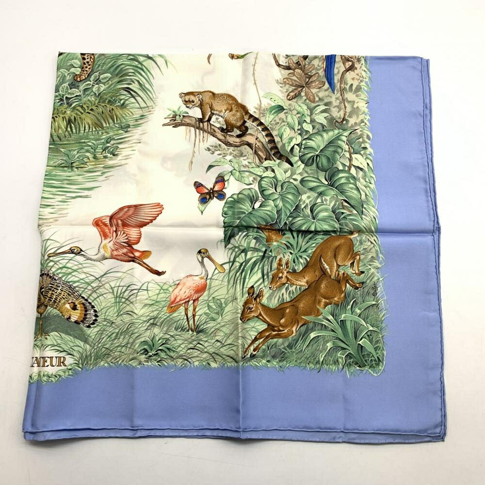 楽天市場】HERMES エルメス カレ90 スカーフ シルク100％ EQUATEUR