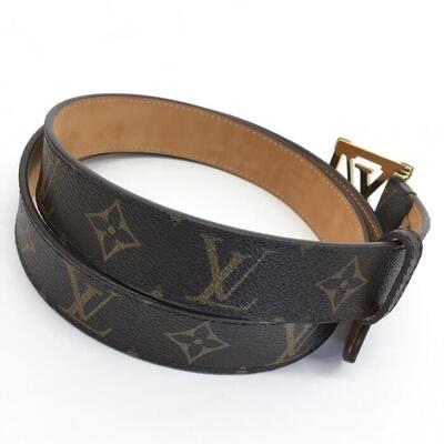 楽天市場】LOUIS VUITTON【ルイヴィトン】サンチュール LV ベルト