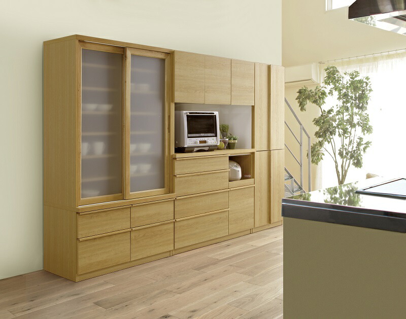 楽天市場】【開梱設置無料】 食器棚 完成品 キッチン収納 キッチン