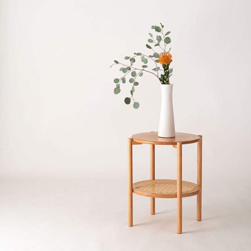 楽天市場】ラタンサイドテーブル ラタン調 F3-104NA サイドテーブル