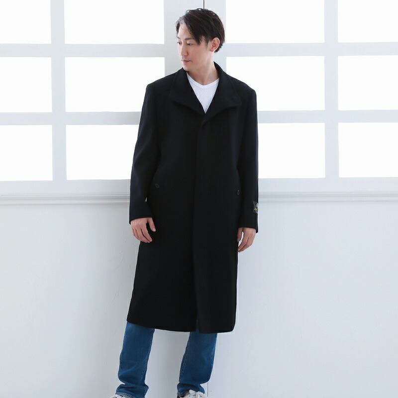 楽天市場】カシミヤコート メンズ カシミヤ100% ロングコート スタンド