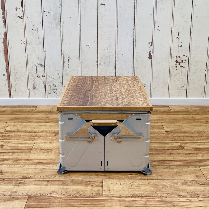 楽天市場】シェルフコンテナ 25タイプ専用 スライドレール式天板 木目