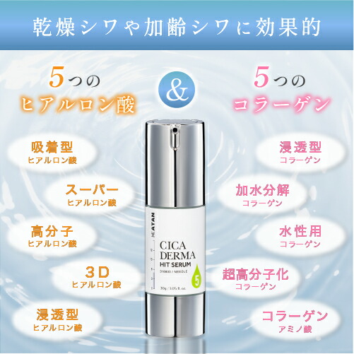 楽天市場】KATAN CICA ダーマヒットセラム5 30g シカ ニードルショット
