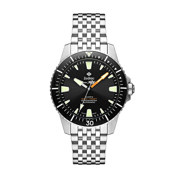 楽天市場】スイス製 ZODIAC ゾディアック Super Sea Wolf スーパー