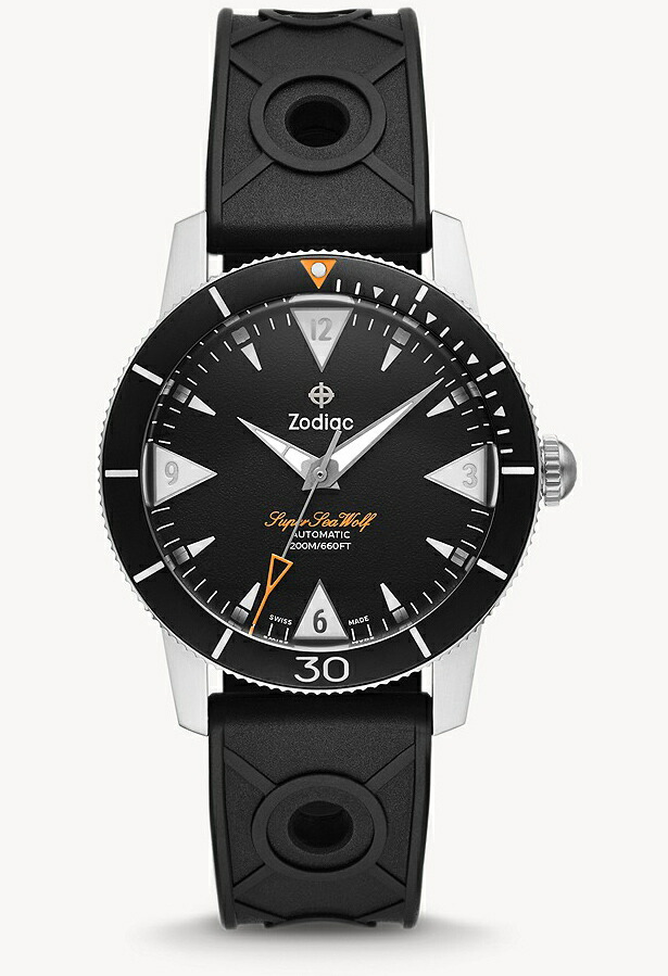 楽天市場】スイス製 ZODIAC ゾディアック Super Sea Wolf シーウルフ