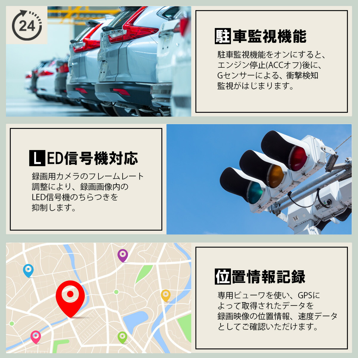 楽天市場】＼お買い物マラソンポイント5倍／ラー型ドラレコ 【KEIYO