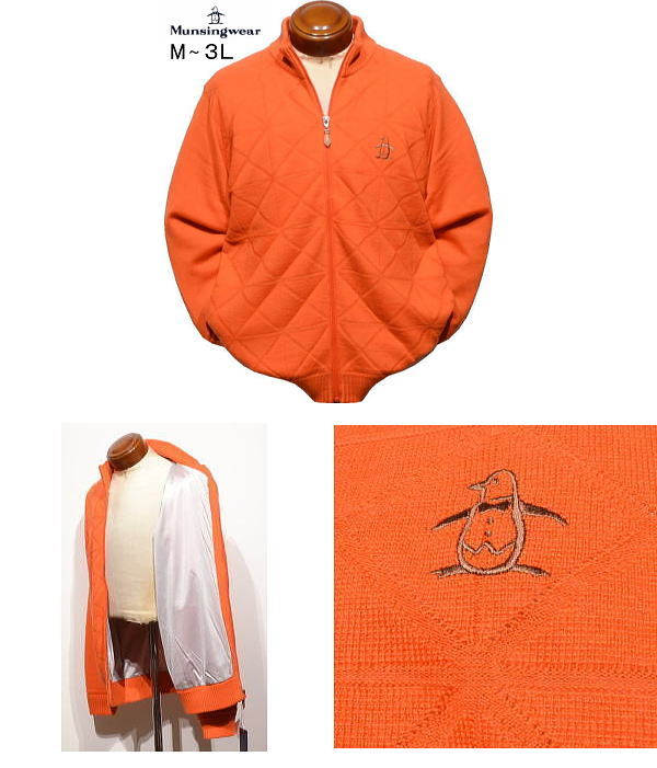 楽天市場】マンシングウエア 前開きセーター メンズ MG5FST81M M