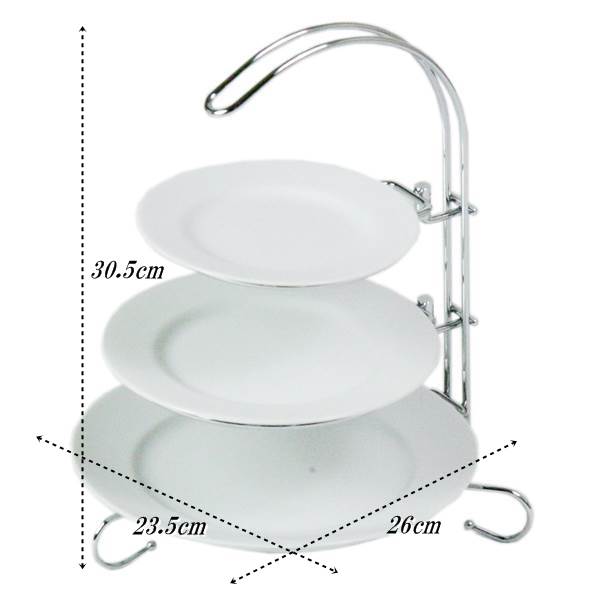 楽天市場】【営業日AM10時までの注文で当日出荷】 ケーキスタンド 3段