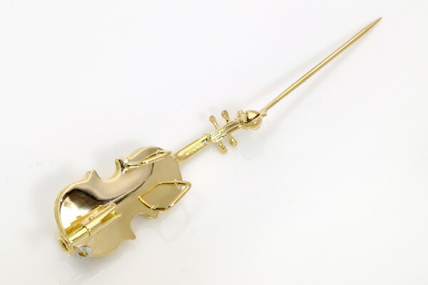 楽天市場】楽器GAKKI ヴァイオリン（バイオリン violin） ブローチ 18