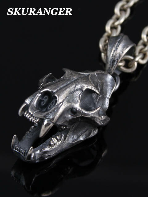 楽天市場】SKURANGER[ライオンスカルペンダント] (スカル/シルバー