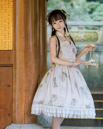 楽天市場】ロリータ Cyan Lolita ワンピース 華ロリ フリル 上品