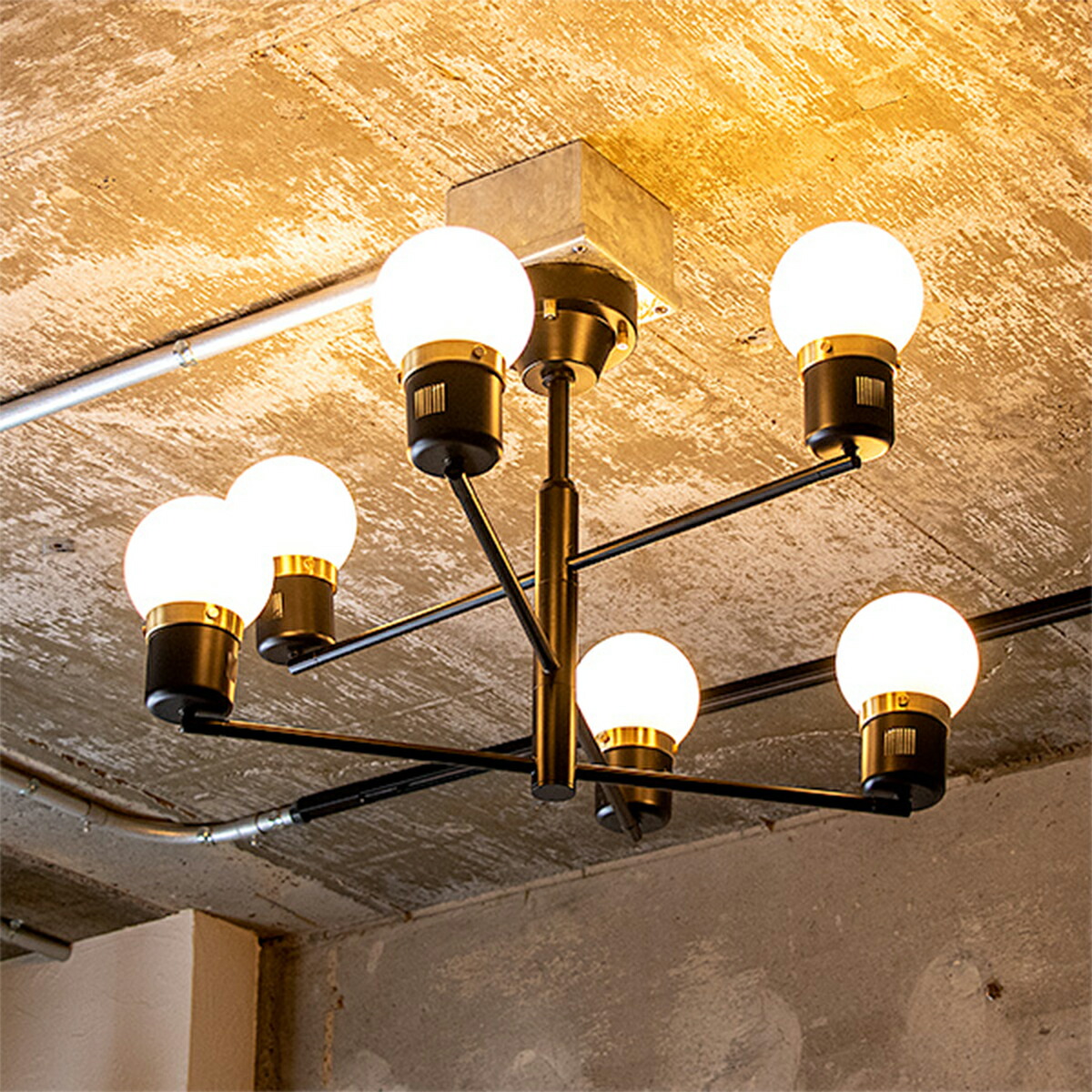 楽天市場】【2/23まで最大P10倍】シーリングライト 6灯 デボン 電球