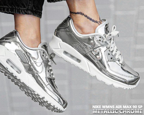 NIKE エアマックス90 SP メタリッククローム 23.5 ナイキ ゴールド