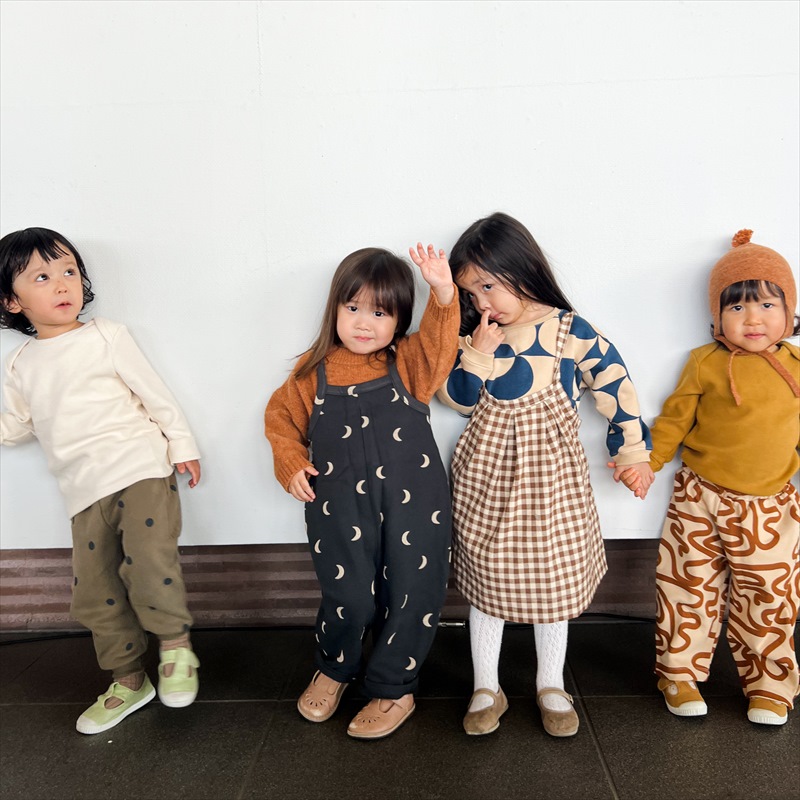 楽天市場】オーガニックズー Chestnut Gingham Tribe Skirt 3-4歳