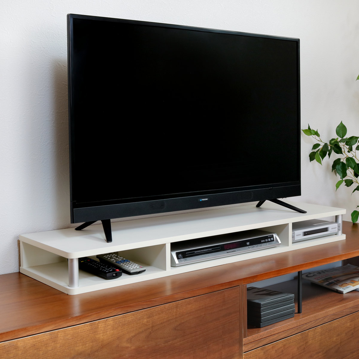 楽天市場】ちょい足しラック 幅110cm テレビ台 AVボード （ PC台