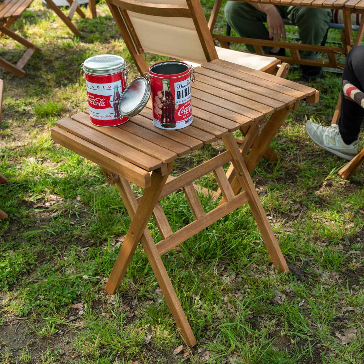 木製キャンプテーブル ハイスタイル 木製キャンプテーブル ハイ