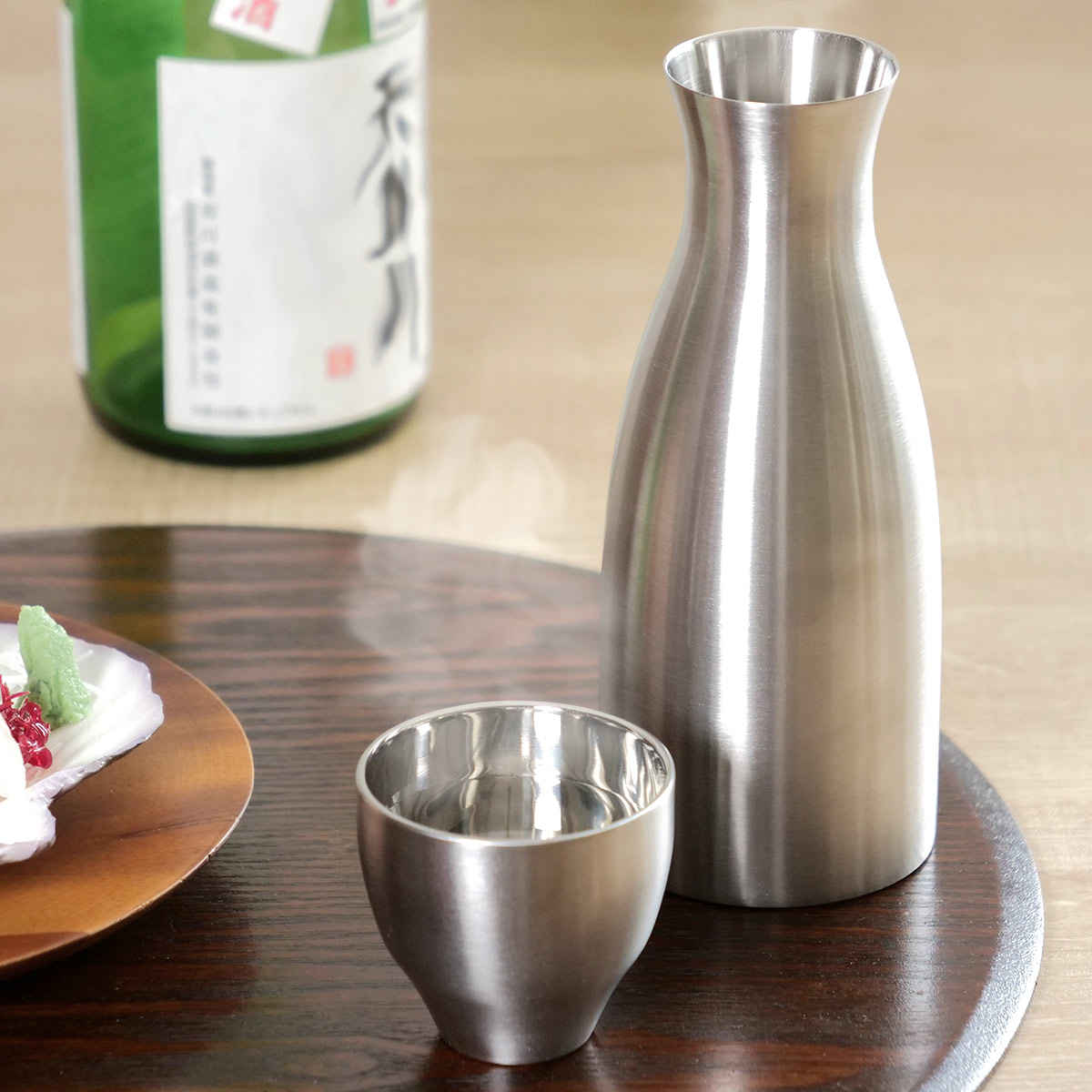 楽天市場】酒器セット 徳利 お猪口 おうち居酒屋 ステンレス （ 送料