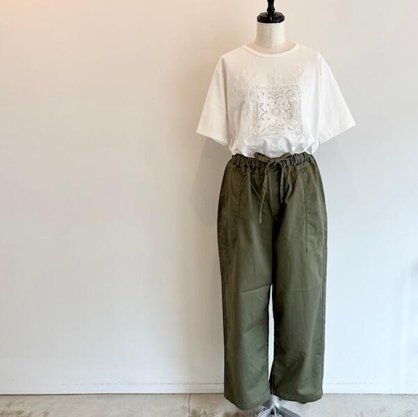 楽天市場】homspun【ホームスパン】高密度ウエポンギャザーパンツ