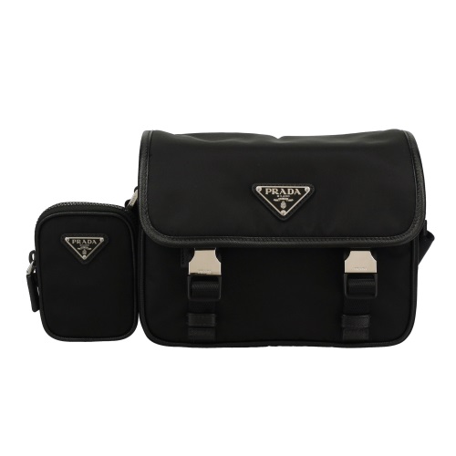 楽天市場】プラダ ショルダーバッグ メンズ ブラック PRADA 2VD034 V