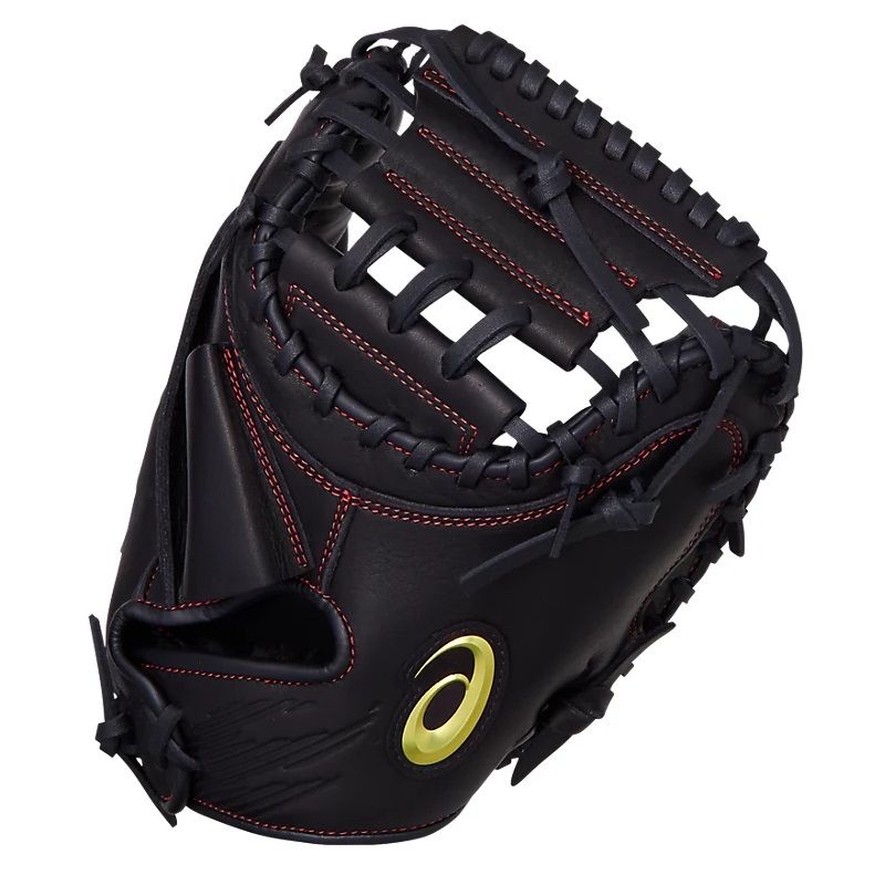 ASICS DIVE 少年野球 キャッチャーミット グローブ 黒 軟式 ジュニア