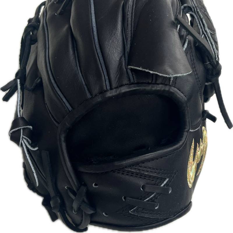 ジームス 硬式野球グローブ 黒 レザー 左利き用 ジームス 硬式野球