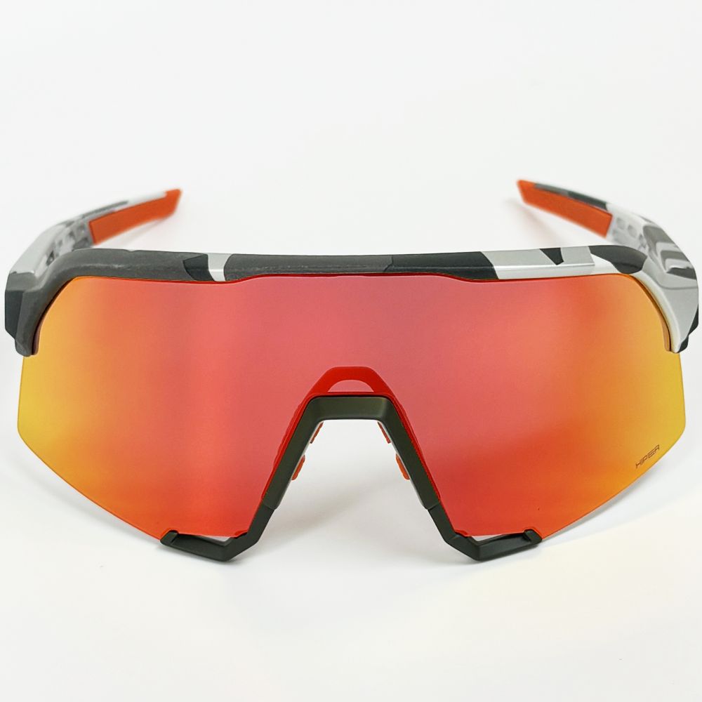 松竹梅100% スポーツサングラス オレンジ/レッド S3 松竹梅100