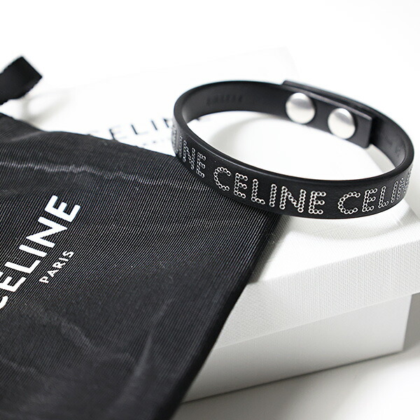 楽天市場】CELINE セリーヌ Monochroms Studs Bracelet ブレスレット